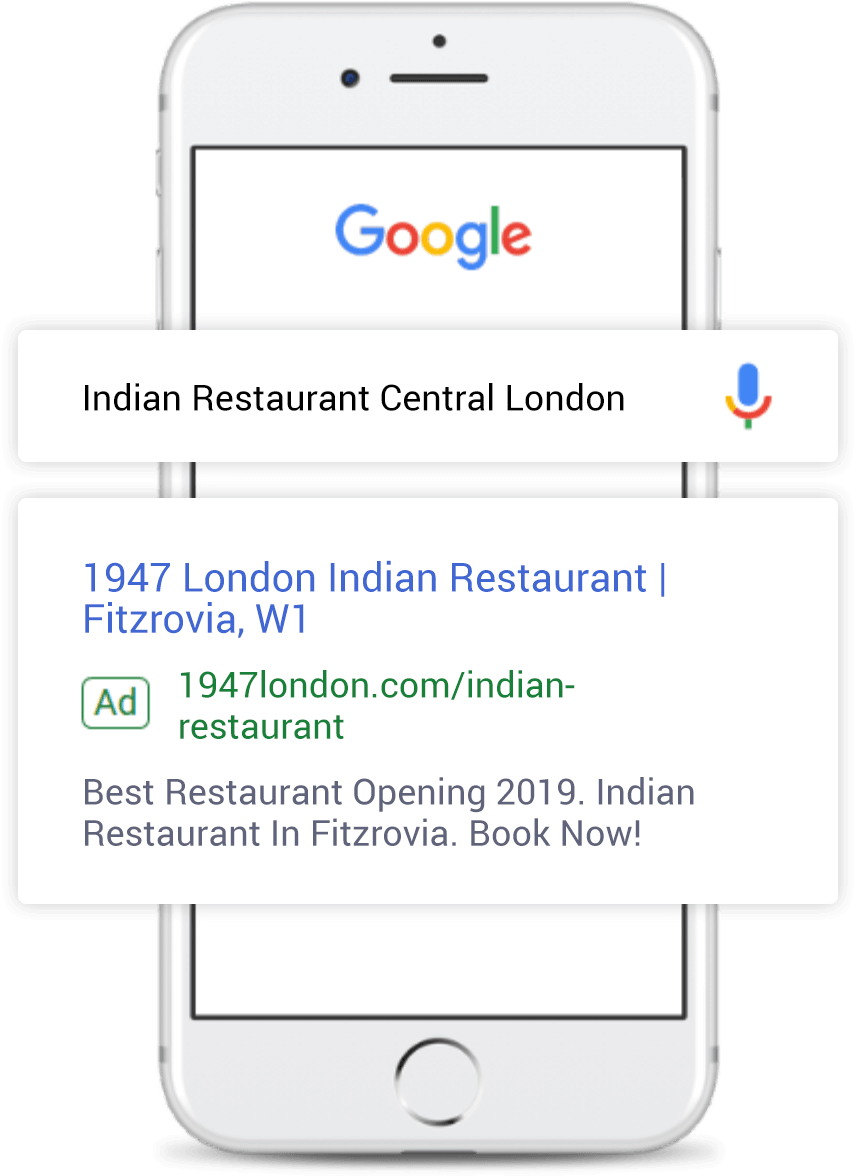 1947 London Google ads